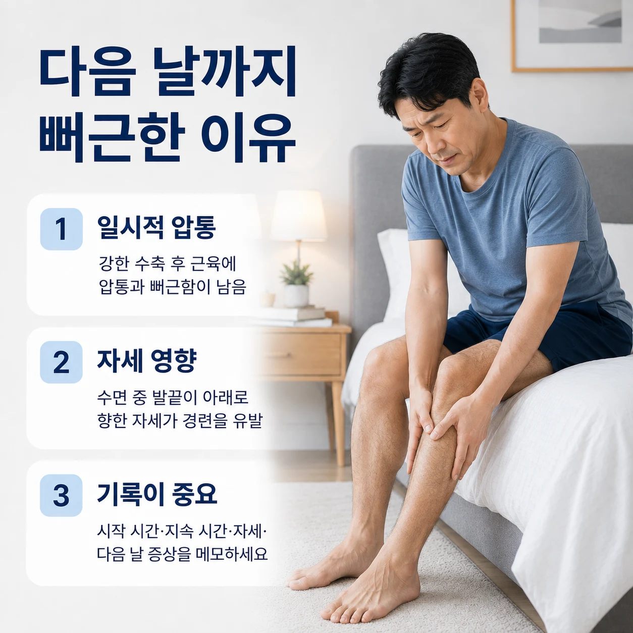 경련 후 압통과 증상 기록의 중요성